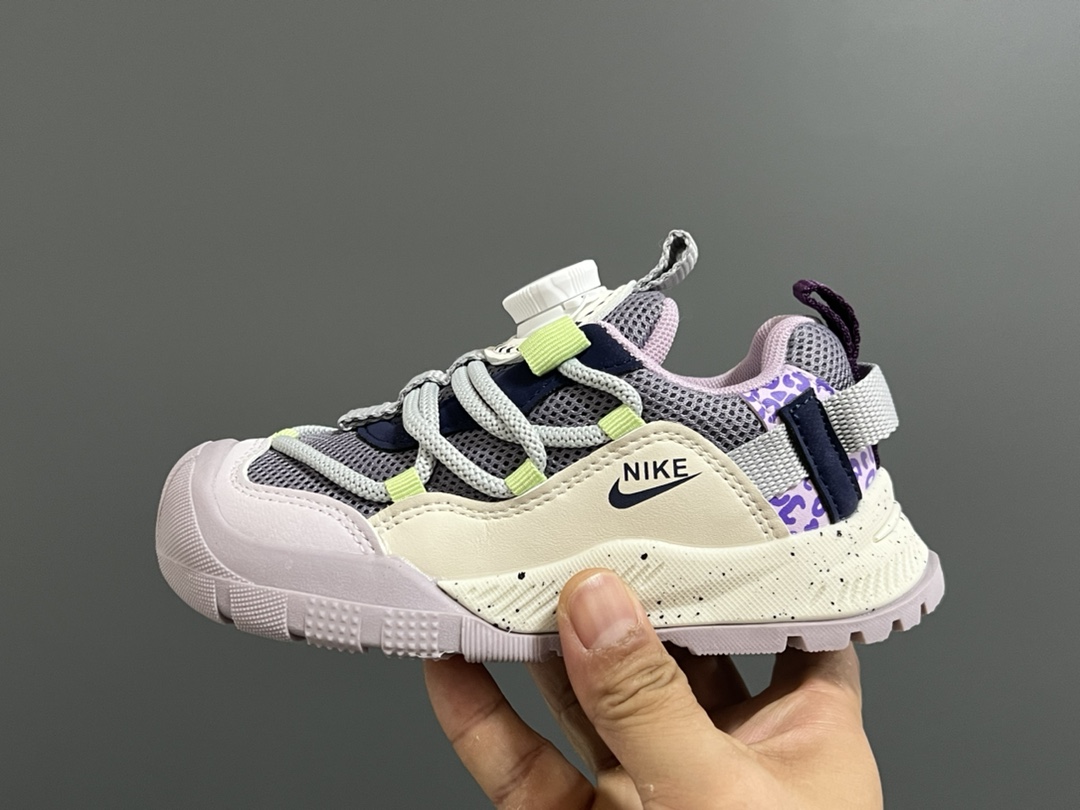 图片[5]-NK ACG轮胎底锁扣儿童运动鞋 尺码：27-37码 经典乔ACG轮胎底系列🆕 精致锁扣，质感超赞👍🏻 橡胶包头耐磨防滑大底✌🏻 优质皮料鞋面拼接☁️-选品中心