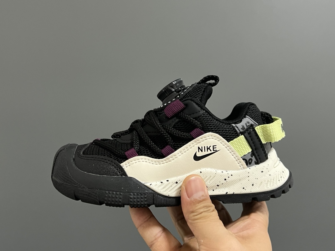 图片[4]-NK ACG轮胎底锁扣儿童运动鞋 尺码：27-37码 经典乔ACG轮胎底系列🆕 精致锁扣，质感超赞👍🏻 橡胶包头耐磨防滑大底✌🏻 优质皮料鞋面拼接☁️-选品中心