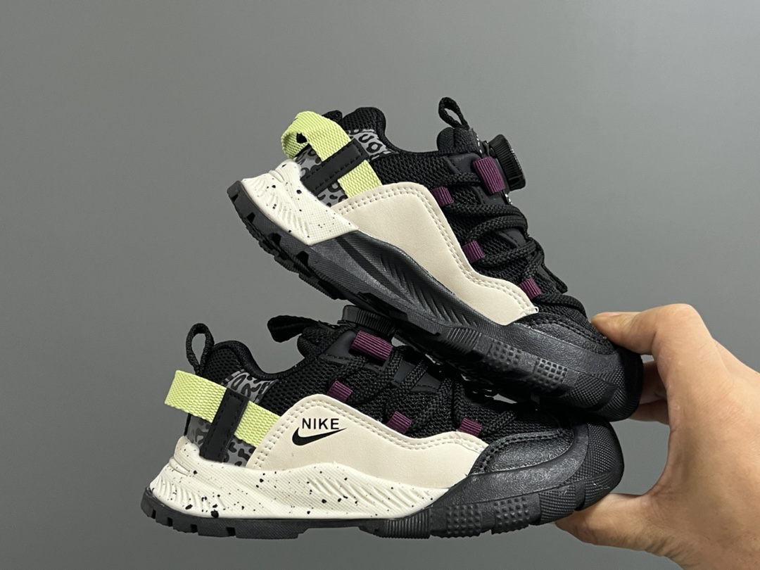 图片[9]-NK ACG轮胎底锁扣儿童运动鞋 尺码：27-37码 经典乔ACG轮胎底系列🆕 精致锁扣，质感超赞👍🏻 橡胶包头耐磨防滑大底✌🏻 优质皮料鞋面拼接☁️-选品中心