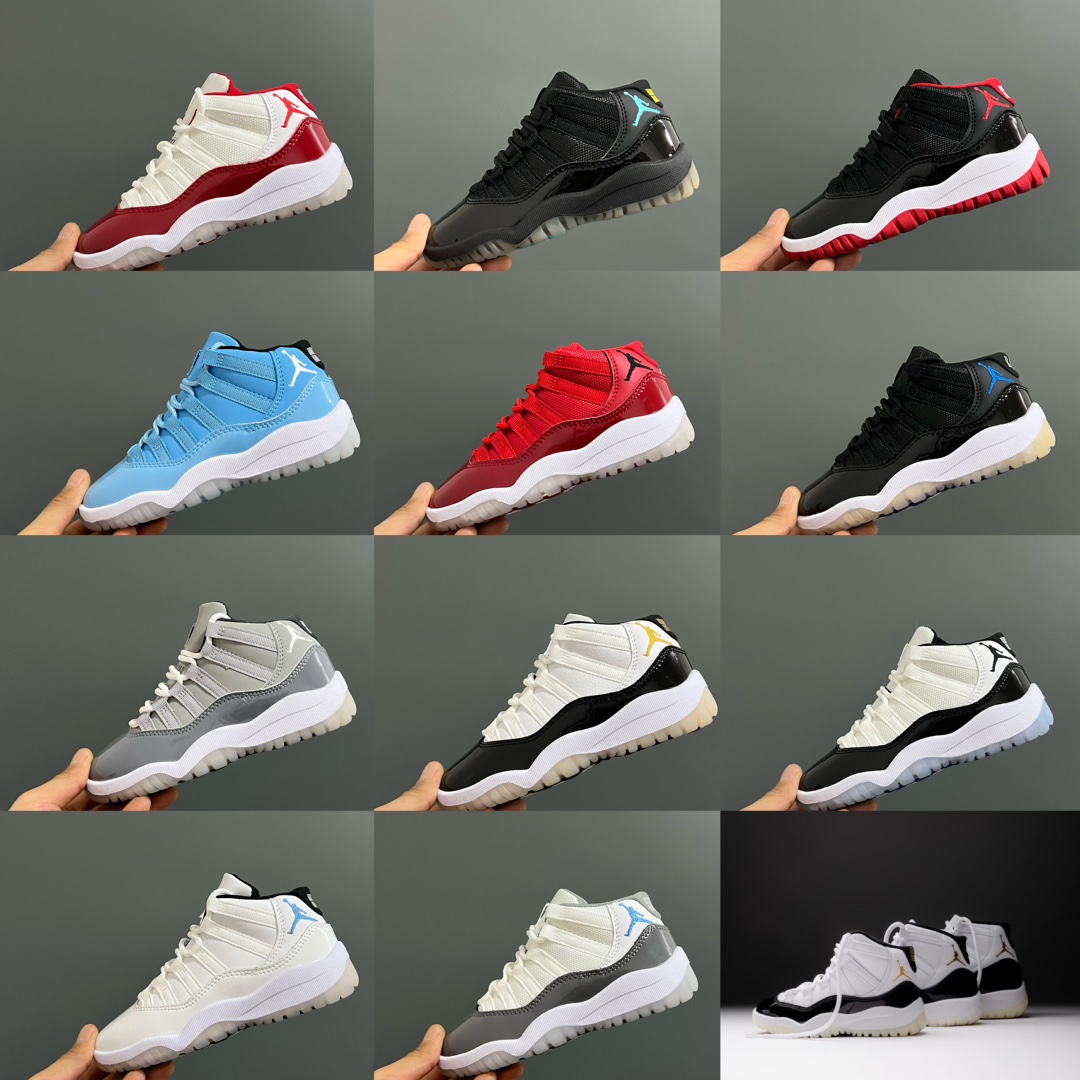 Classic Joe 11 Basketball Shoes: High-Quality Leather, Sizes 22-37. - 图片 6
