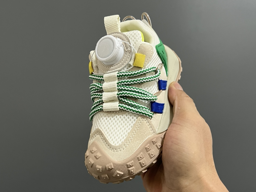 图片[2]-NK 新款锁扣网面儿童老爹运动鞋 尺码：27-37码 经典锁扣设计，一按一拉，超级方便✌🏻 网面透气舒适☁️ 耐磨防滑橡胶大底✌🏻 老爹款超舒适✔️-选品中心