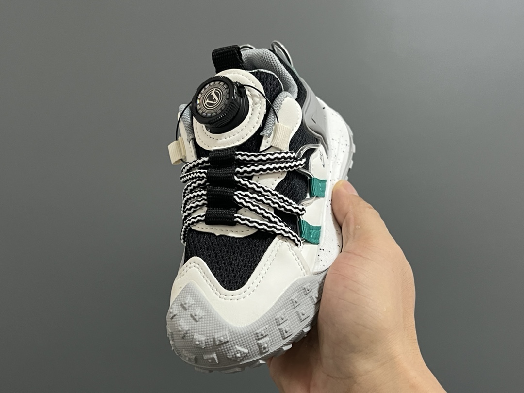 图片[3]-NK 新款锁扣网面儿童老爹运动鞋 尺码：27-37码 经典锁扣设计，一按一拉，超级方便✌🏻 网面透气舒适☁️ 耐磨防滑橡胶大底✌🏻 老爹款超舒适✔️-选品中心