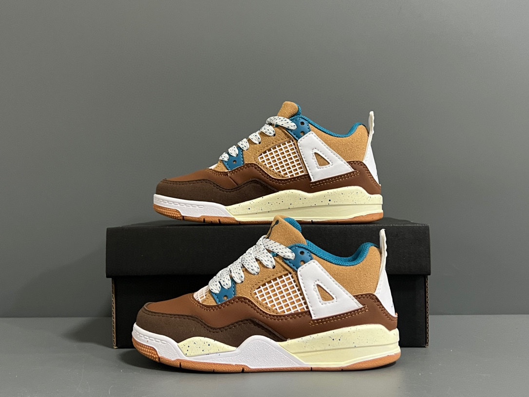 图片[2]-乔4代新款男女童儿童篮球鞋运动鞋 尺码：22-37.5码 潮童必备的AJ4，百搭时尚🆒 采用头层皮打造，高级感满满🈵️ 打理超方便✔️ 橡胶组合大底，耐磨防滑👍🏻 史上最全配色，怎么选都不会踩雷🔥-选品中心