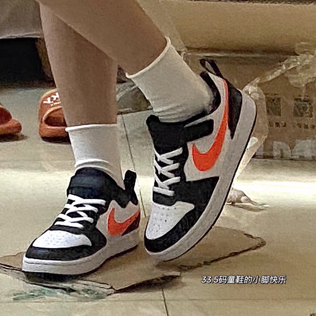 图片[6]-NK 空一号工装低帮魔术贴儿童板鞋小白鞋 尺码：24-37码 经典百搭板鞋小白鞋，学生时代必备❤️ 低帮魔术贴设计，穿脱方便✔️ 橡胶大底，耐磨防滑👍🏻 优质皮料拼接，质感满分💯-选品中心