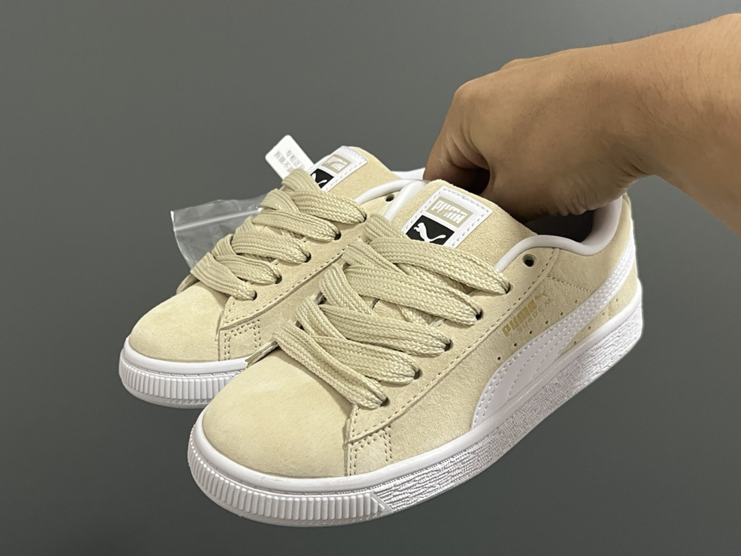 图片[2]-彪M新款反毛皮儿童休闲鞋 尺码：22-35码 经典PUMA系列🆕 优质反毛皮鞋面，质感满满💯 耐磨防滑大底，脚感超赞👍🏻 附赠一对鞋带替换✌🏻-选品中心