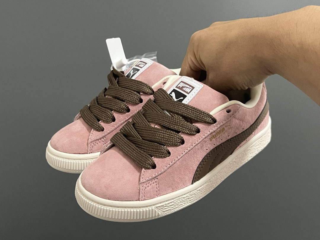 彪M新款反毛皮儿童休闲鞋 尺码：22-35码 经典PUMA系列🆕 优质反毛皮鞋面，质感满满💯 耐磨防滑大底，脚感超赞👍🏻 附赠一对鞋带替换✌🏻-选品中心