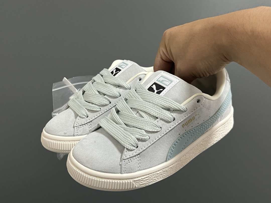 彪M新款反毛皮儿童休闲鞋 尺码：22-35码 经典PUMA系列🆕 优质反毛皮鞋面，质感满满💯 耐磨防滑大底，脚感超赞👍🏻 附赠一对鞋带替换✌🏻-选品中心