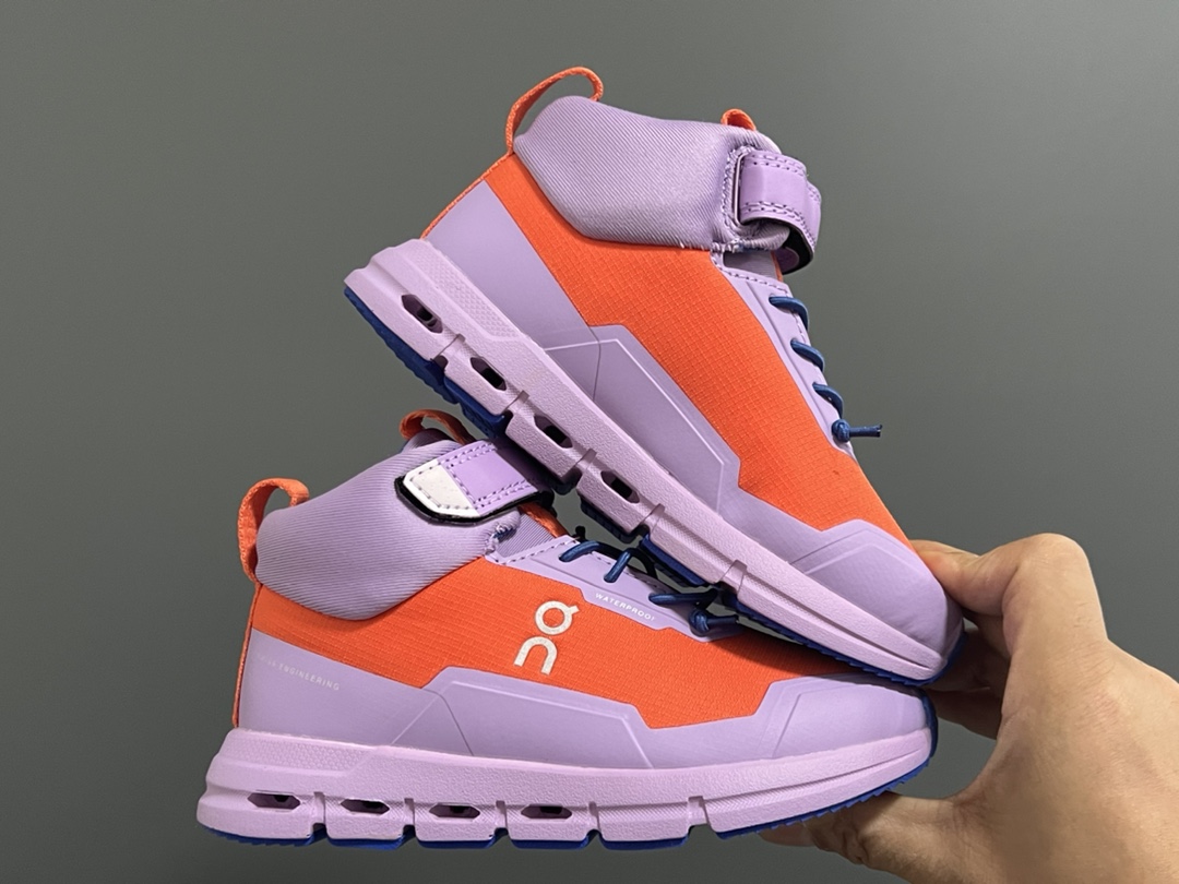 图片[9]-加绒 昂跑秋冬新款中帮儿童运动鞋 尺码：26-37码 小众的昂跑系列On🔥 超轻超软的云朵大底 魔术贴➕松紧带设计，穿脱超方便✌🏻 中帮款式，保护稚嫩脚踝🦶 橡胶耐磨防滑大底，脚感不言而喻☁️-选品中心