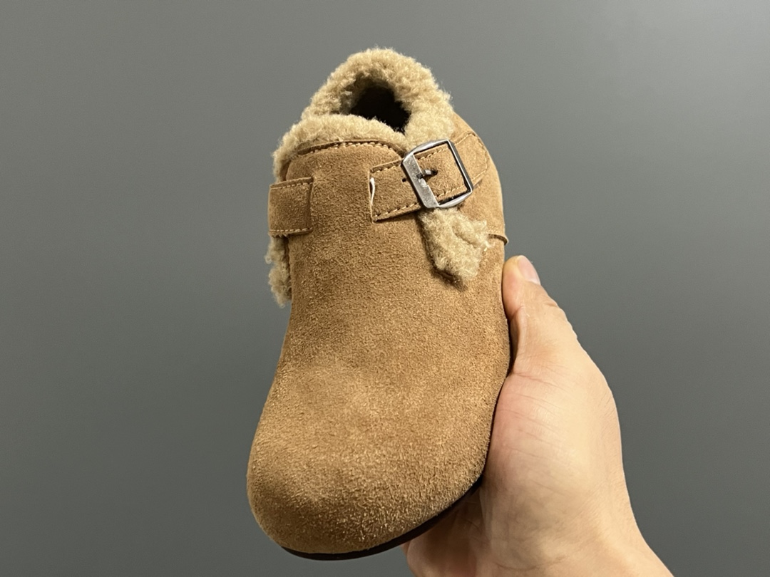 图片[3]-加绒勃肯儿童魔术贴保暖棉鞋 尺码：26-37码 超萌的勃肯系列🔥 魔术贴设计，穿脱方便✌🏻 加绒保暖内里，保暖又舒适❄️ 耐磨防滑大底，脚感不言而喻✌🏻-选品中心