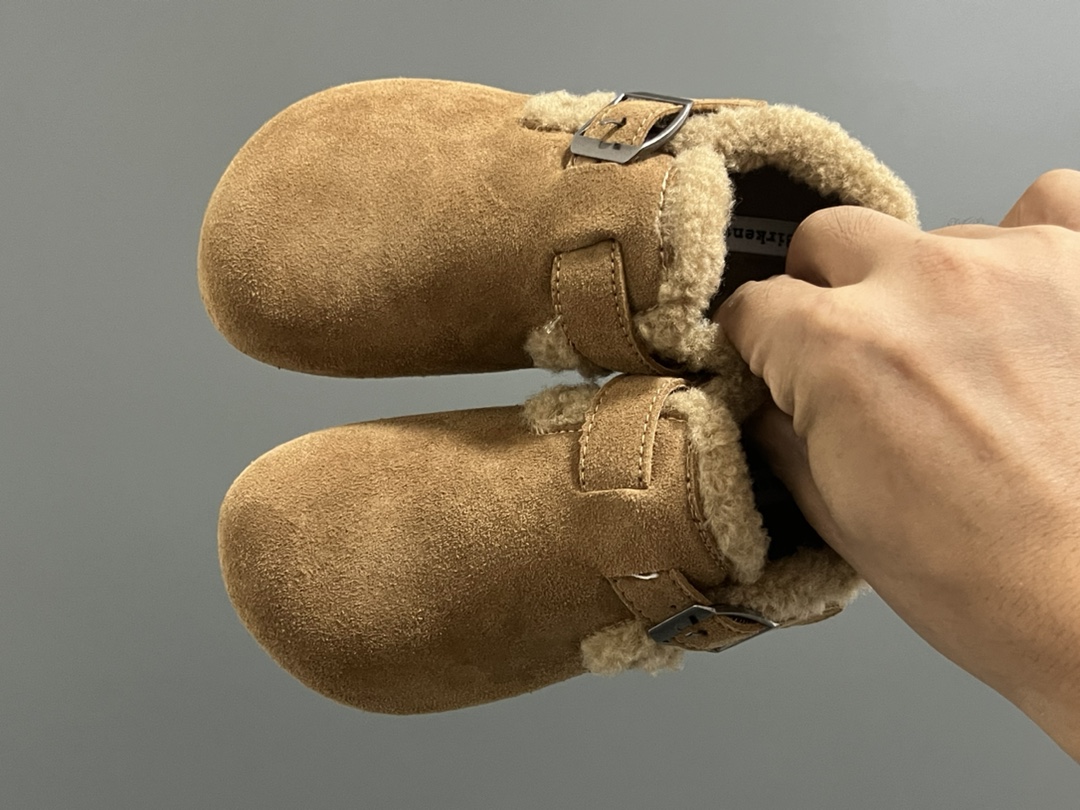 图片[2]-加绒勃肯儿童魔术贴保暖棉鞋 尺码：26-37码 超萌的勃肯系列🔥 魔术贴设计，穿脱方便✌🏻 加绒保暖内里，保暖又舒适❄️ 耐磨防滑大底，脚感不言而喻✌🏻-选品中心