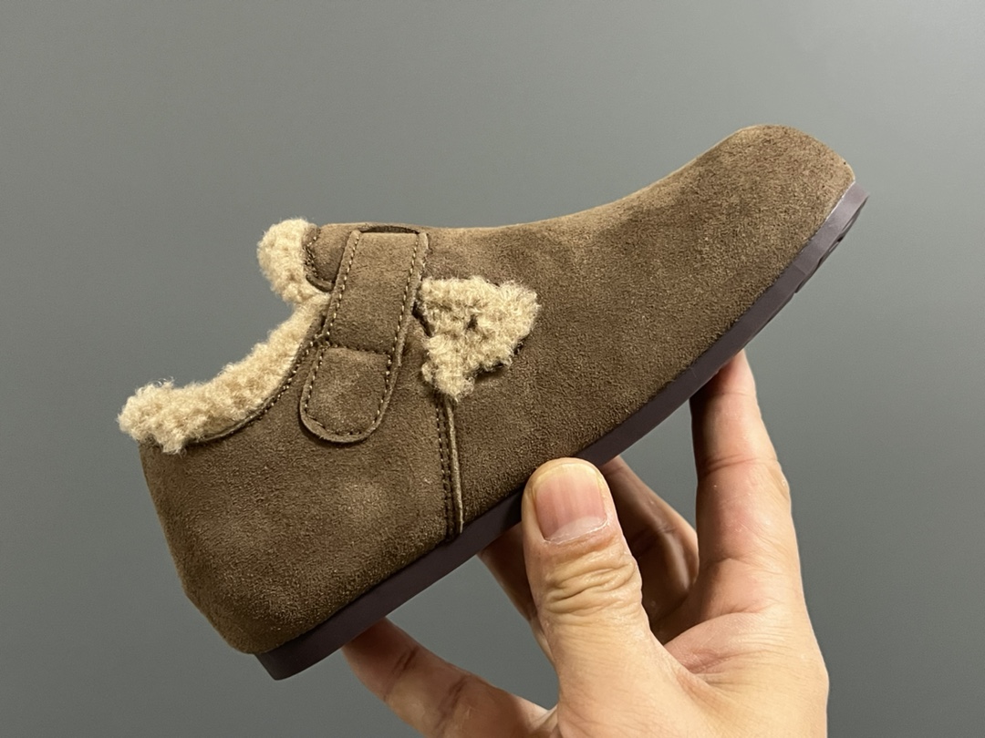 图片[5]-加绒勃肯儿童魔术贴保暖棉鞋 尺码：26-37码 超萌的勃肯系列🔥 魔术贴设计，穿脱方便✌🏻 加绒保暖内里，保暖又舒适❄️ 耐磨防滑大底，脚感不言而喻✌🏻-选品中心