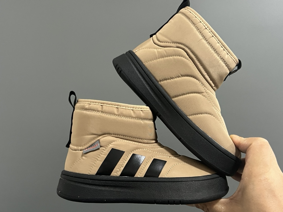 图片[9]-A家秋冬新款adipuff中帮儿童面包棉鞋 尺码：28-37码 经典Adidas系列🆕 内里加绒，保暖又舒适❄️ 舒适面料，柔软又不失时尚🆒 耐磨防滑大底，脚感不言而喻✔️-选品中心