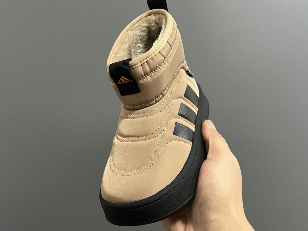 图片[3]-A家秋冬新款adipuff中帮儿童面包棉鞋 尺码：28-37码 经典Adidas系列🆕 内里加绒，保暖又舒适❄️ 舒适面料，柔软又不失时尚🆒 耐磨防滑大底，脚感不言而喻✔️-选品中心