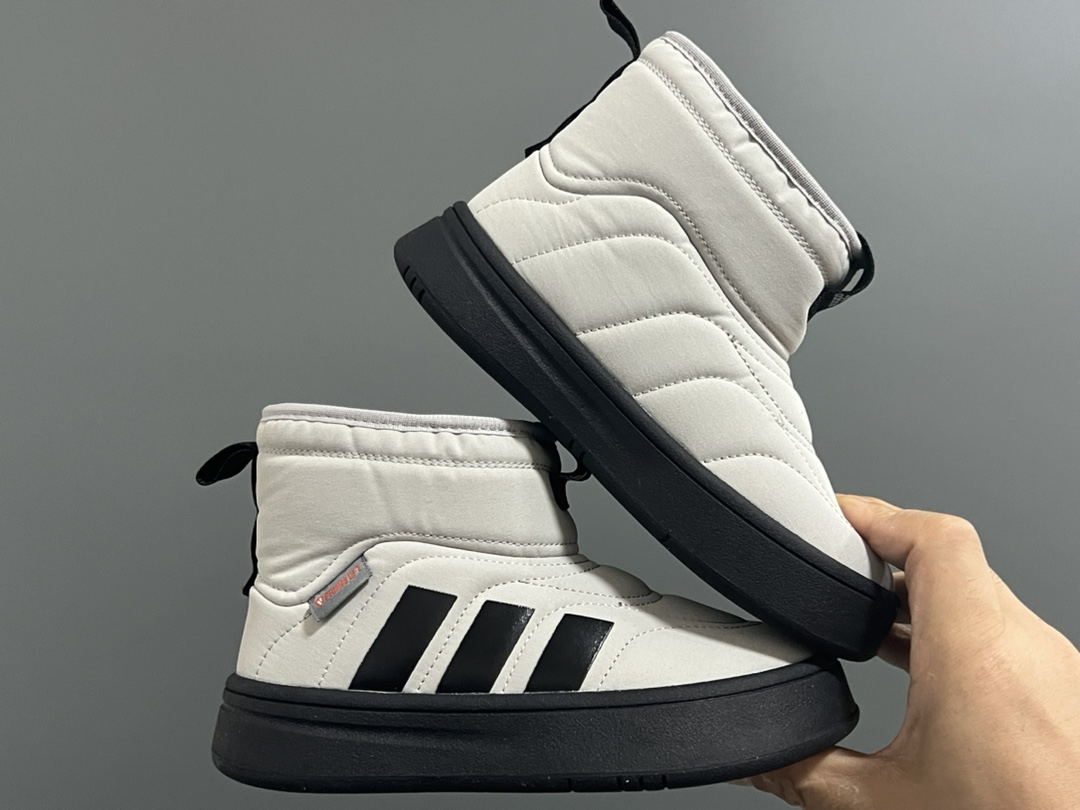 图片[9]-A家秋冬新款adipuff中帮儿童面包棉鞋 尺码：28-37码 经典Adidas系列🆕 内里加绒，保暖又舒适❄️ 舒适面料，柔软又不失时尚🆒 耐磨防滑大底，脚感不言而喻✔️-选品中心