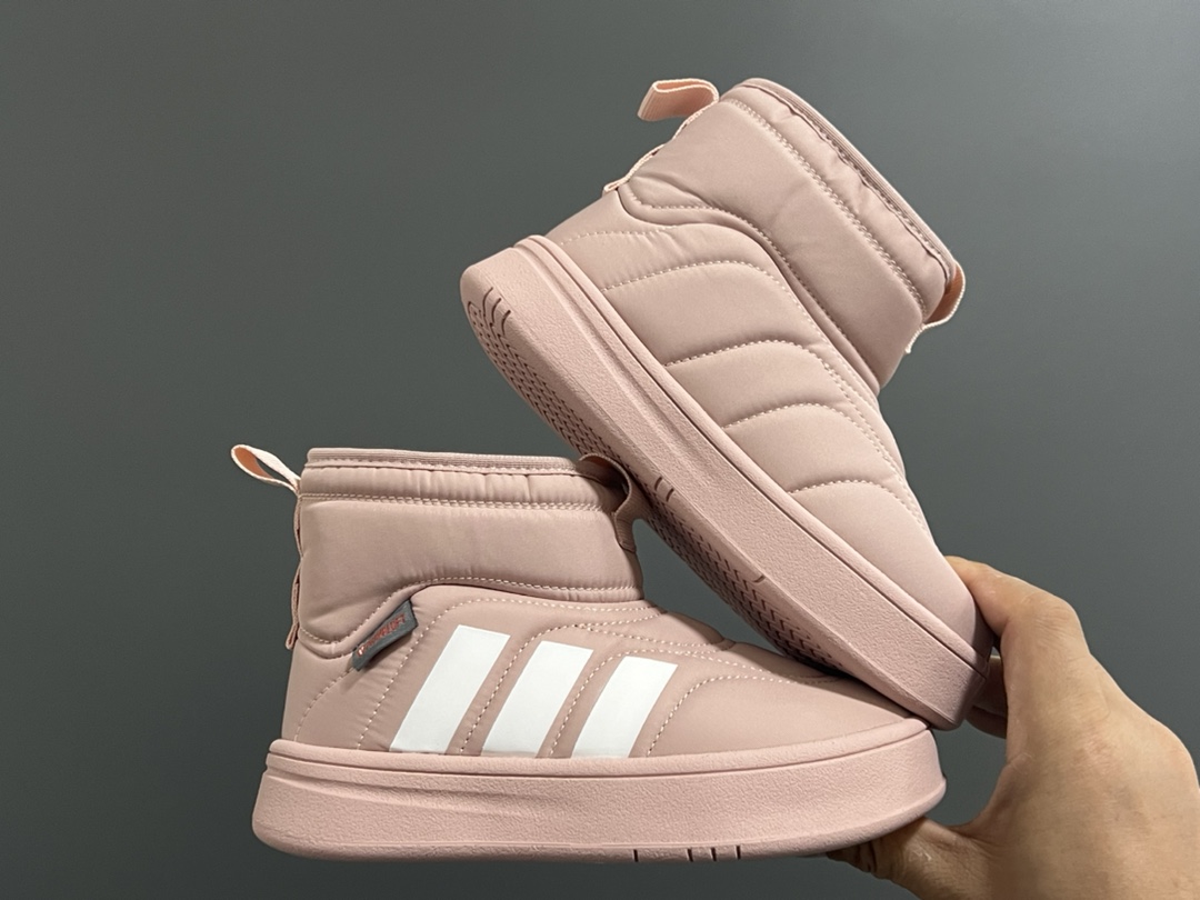 图片[9]-A家秋冬新款adipuff中帮儿童面包棉鞋 尺码：28-37码 经典Adidas系列🆕 内里加绒，保暖又舒适❄️ 舒适面料，柔软又不失时尚🆒 耐磨防滑大底，脚感不言而喻✔️-选品中心