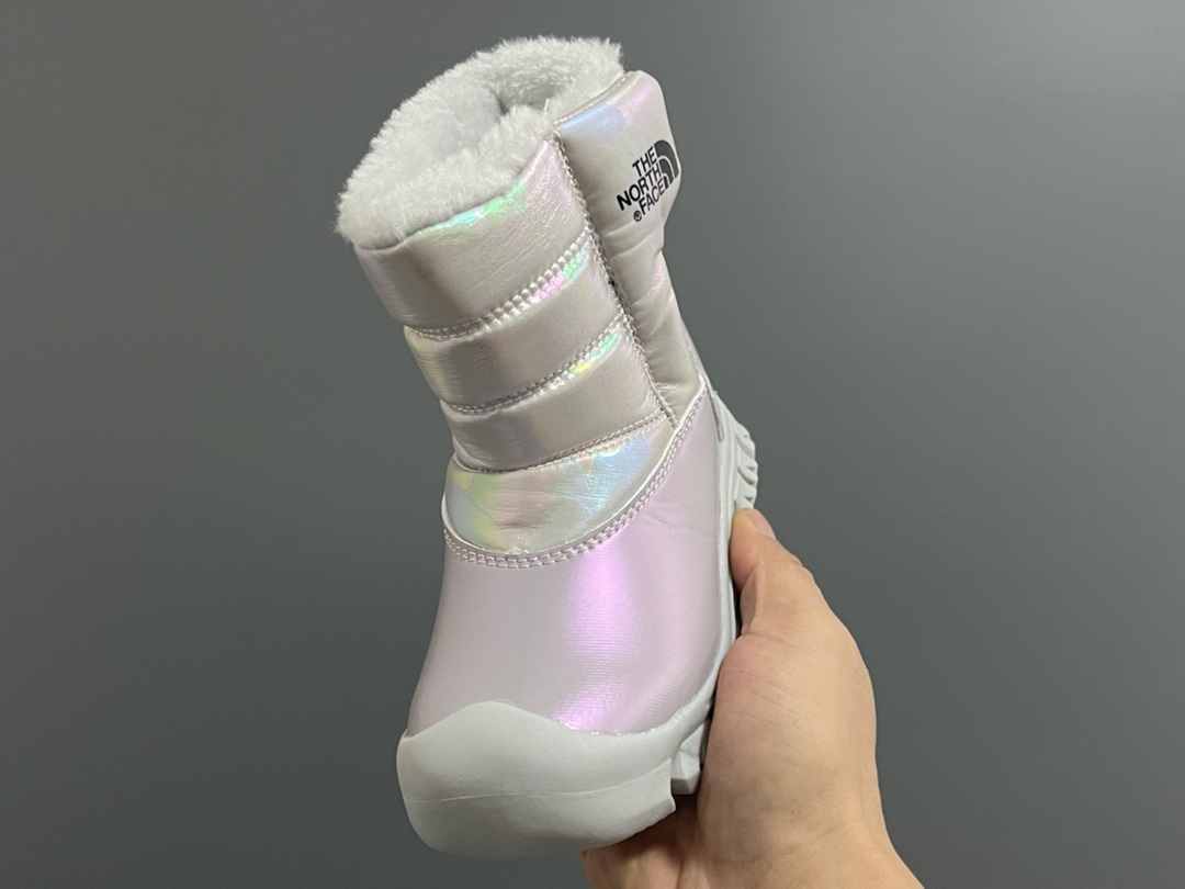 图片[3]-北家新款炫彩高帮魔术贴儿童雪地靴 尺码：28-37码 经典炫彩配色，超好看😍 内里加绒，保暖又舒适❄️ 高帮款式设计，防风又保暖☁️ 橡胶耐磨防滑大底，脚感不言而喻✌🏻-选品中心