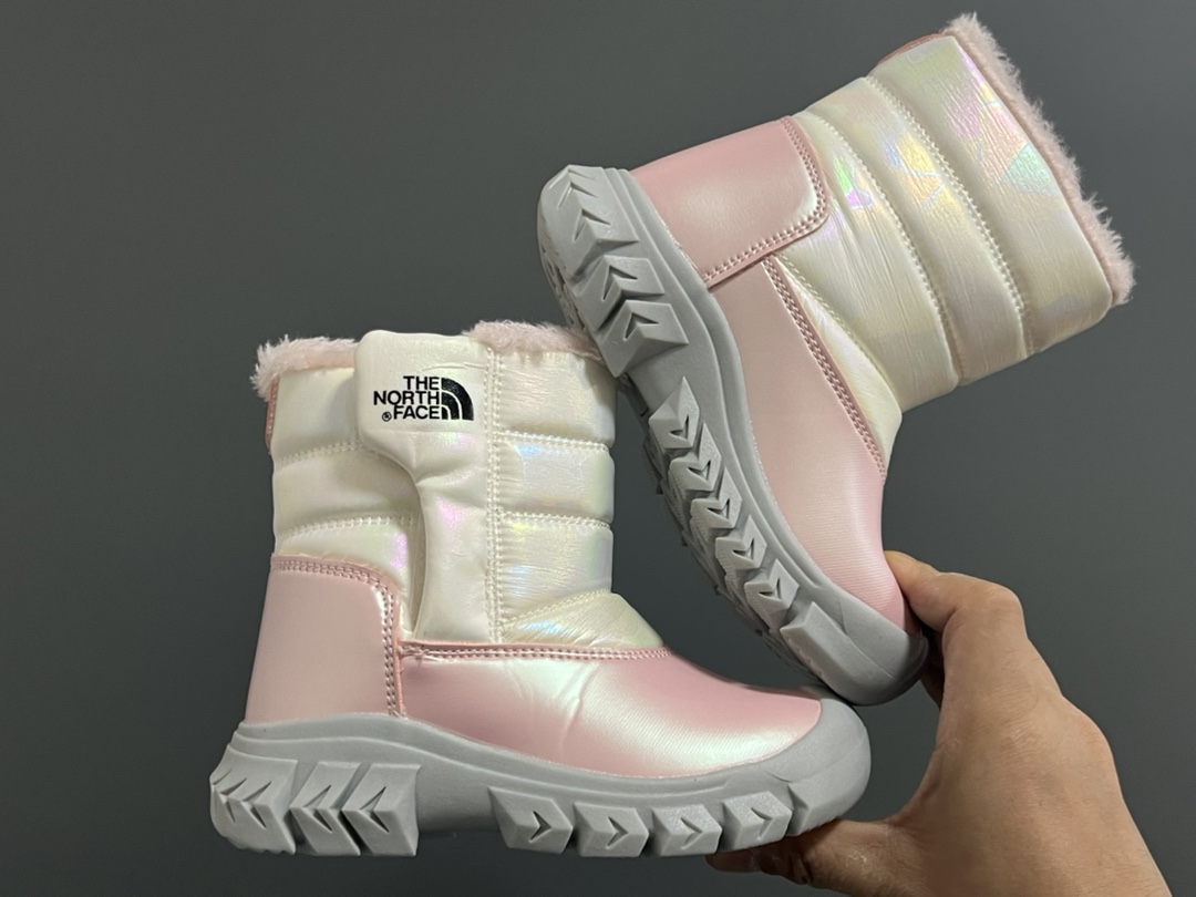 图片[9]-北家新款炫彩高帮魔术贴儿童雪地靴 尺码：28-37码 经典炫彩配色，超好看😍 内里加绒，保暖又舒适❄️ 高帮款式设计，防风又保暖☁️ 橡胶耐磨防滑大底，脚感不言而喻✌🏻-选品中心