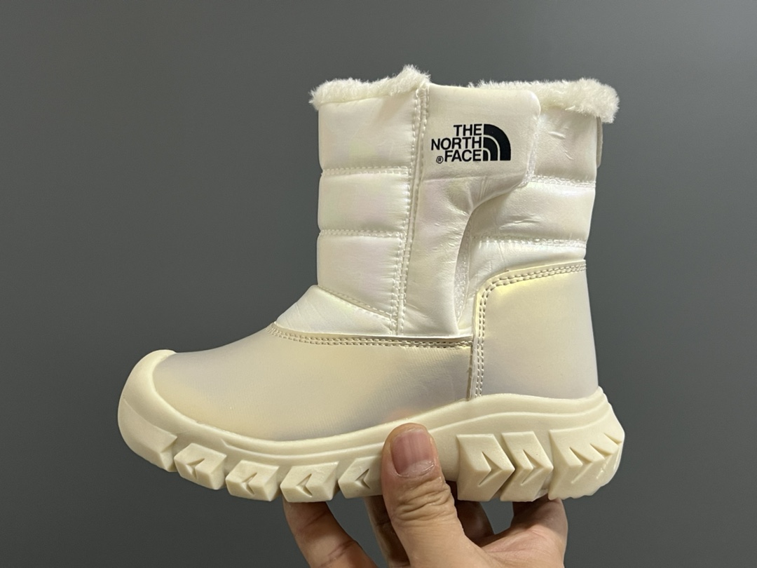 图片[4]-北家新款炫彩高帮魔术贴儿童雪地靴 尺码：28-37码 经典炫彩配色，超好看😍 内里加绒，保暖又舒适❄️ 高帮款式设计，防风又保暖☁️ 橡胶耐磨防滑大底，脚感不言而喻✌🏻-选品中心