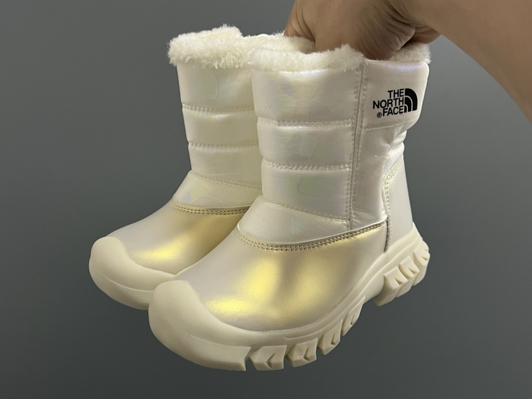 图片[2]-北家新款炫彩高帮魔术贴儿童雪地靴 尺码：28-37码 经典炫彩配色，超好看😍 内里加绒，保暖又舒适❄️ 高帮款式设计，防风又保暖☁️ 橡胶耐磨防滑大底，脚感不言而喻✌🏻-选品中心