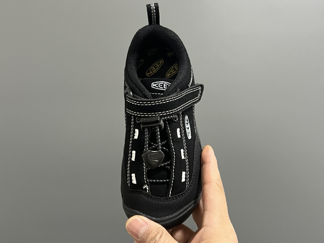 图片[8]-KEE* 新配色户外儿童登山鞋 尺码：24-37码 祖国版YYDS 新配色好好看😍 优质麂皮面料，轻微防水💧 魔术贴➕松紧带设计，穿脱方便✔️ 橡胶耐磨防滑大底，脚感超赞👍🏻-选品中心