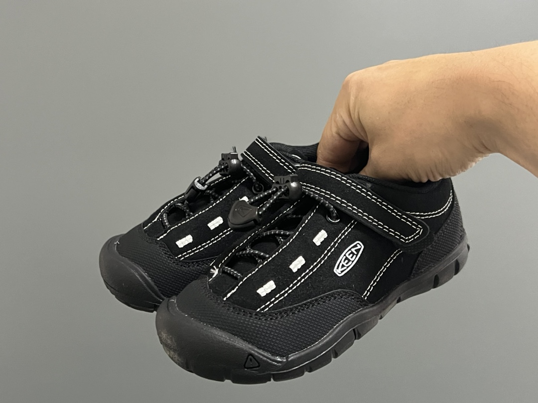 图片[2]-KEE* 新配色户外儿童登山鞋 尺码：24-37码 祖国版YYDS 新配色好好看😍 优质麂皮面料，轻微防水💧 魔术贴➕松紧带设计，穿脱方便✔️ 橡胶耐磨防滑大底，脚感超赞👍🏻-选品中心