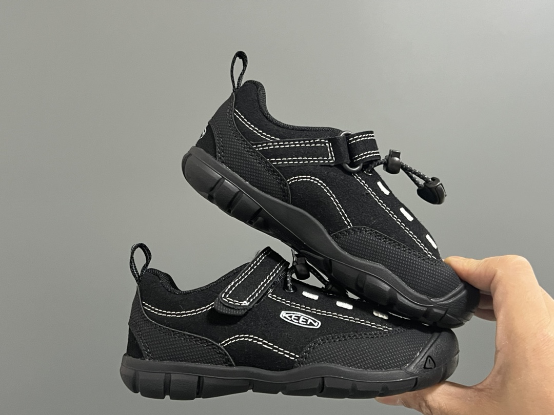 图片[9]-KEE* 新配色户外儿童登山鞋 尺码：24-37码 祖国版YYDS 新配色好好看😍 优质麂皮面料，轻微防水💧 魔术贴➕松紧带设计，穿脱方便✔️ 橡胶耐磨防滑大底，脚感超赞👍🏻-选品中心