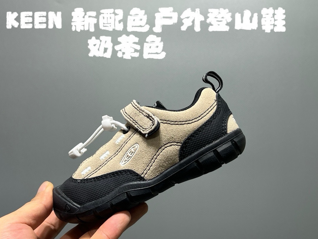 图片[7]-KEEN 新配色户外儿童登山鞋 尺码：24-37码 祖国版YYDS‼️ 新配色好好看😍 优质麂皮面料，轻微防水💧 魔术贴➕松紧带设计，穿脱方便✔️ 橡胶耐磨防滑大底，脚感超赞👍🏻-选品中心