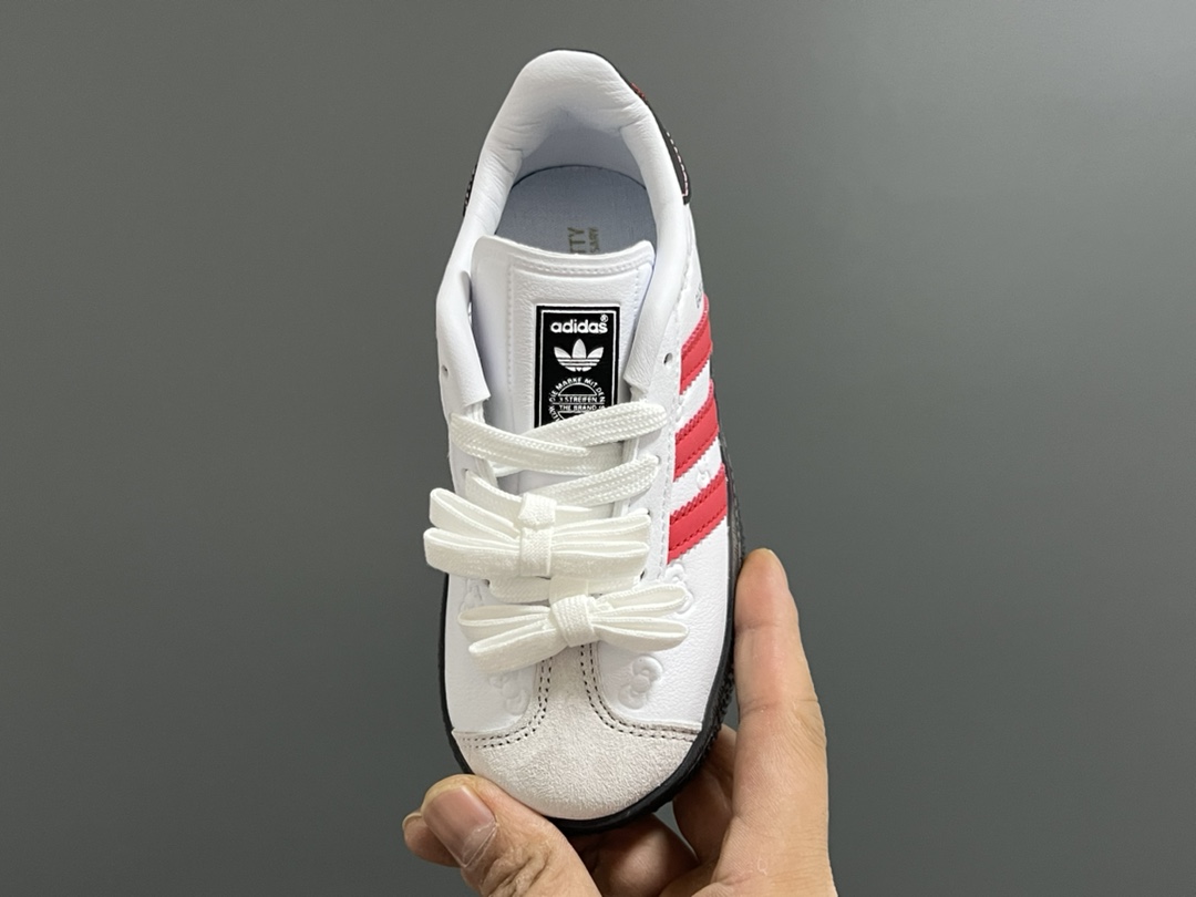 图片[6]-‼️‼️‼️ A家新款gazelle儿童魔术贴/鞋带款休闲鞋 尺码：24-37码 全网火爆的gazelle系列 超嗲的配色，上脚超好看😍 大小童魔术贴区分🆚匠心打造❤️ 橡胶耐磨防滑大底，脚感超赞👍🏻-选品中心