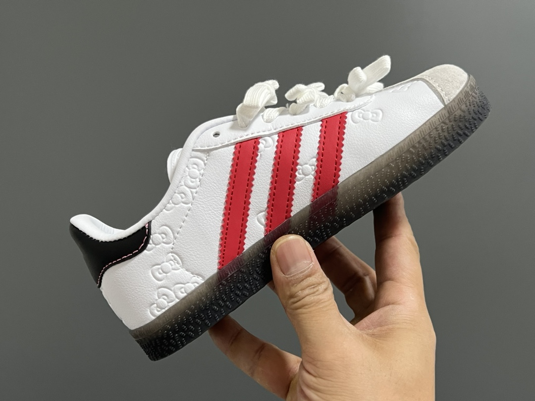 图片[6]-A家新款gazelle儿童魔术贴/鞋带款休闲鞋 尺码：24-37码 全网火爆的gazelle系列 超嗲的配色，上脚超好看😍 大小童魔术贴区分🆚匠心打造❤️ 橡胶耐磨防滑大底，脚感超赞👍🏻-选品中心