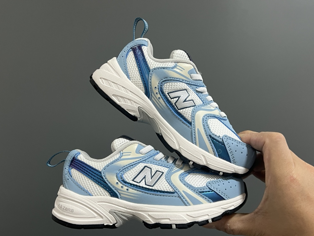 图片[9]-原单版牛B新款530网面儿童松紧带老爹运动鞋 尺码：26-37码 新工厂新工艺❤️ 经典NB530老爹款🆕 松紧带设计钱，穿脱超方便✌🏻 老爹款百搭又时髦✨-选品中心