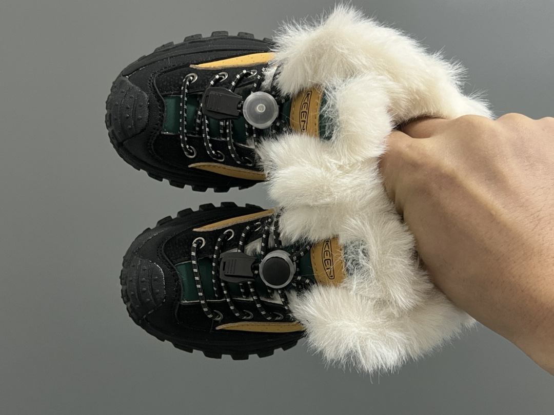 图片[2]-加绒KEEN高帮松紧扣儿童雪地靴 尺码：26-37 内里加绒加厚，保暖又舒适❄️ 潮牌KEEN设计，户外超合适✔️ 松紧扣设计，穿脱方便✌🏻 轮胎橡胶耐磨防滑大底，脚感不言而喻☁️-选品中心