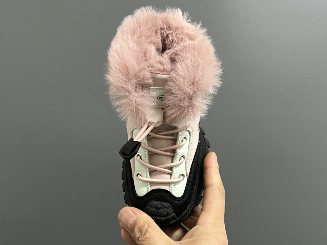 图片[5]-加绒KEEN高帮松紧扣儿童雪地靴 尺码：26-37 内里加绒加厚，保暖又舒适❄️ 潮牌KEEN设计，户外超合适✔️ 松紧扣设计，穿脱方便✌🏻 轮胎橡胶耐磨防滑大底，脚感不言而喻☁️.-选品中心