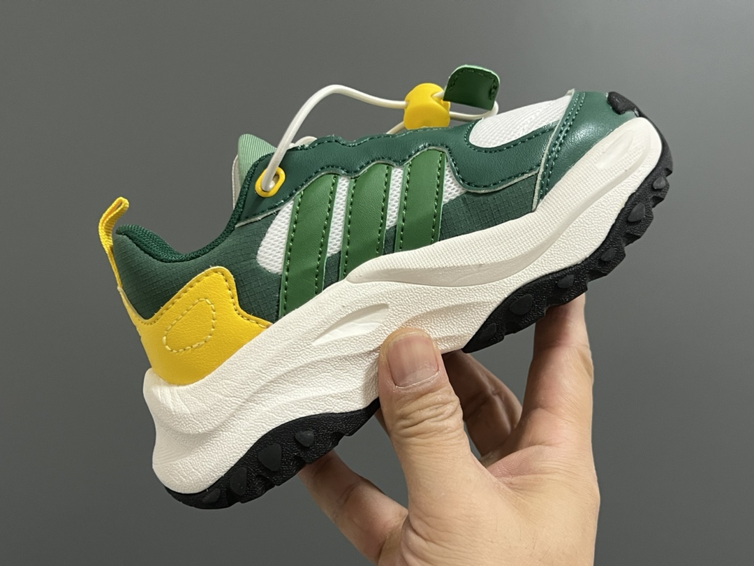 图片[7]-A家新款松紧扣儿童老爹运动鞋 尺码：24-37码 经典Adidas老爹款🆕 松紧扣设计，穿脱方便✌🏻 优质皮料拼接，质感满满💯 橡胶耐磨防滑大底，脚感不言而喻☁️-选品中心