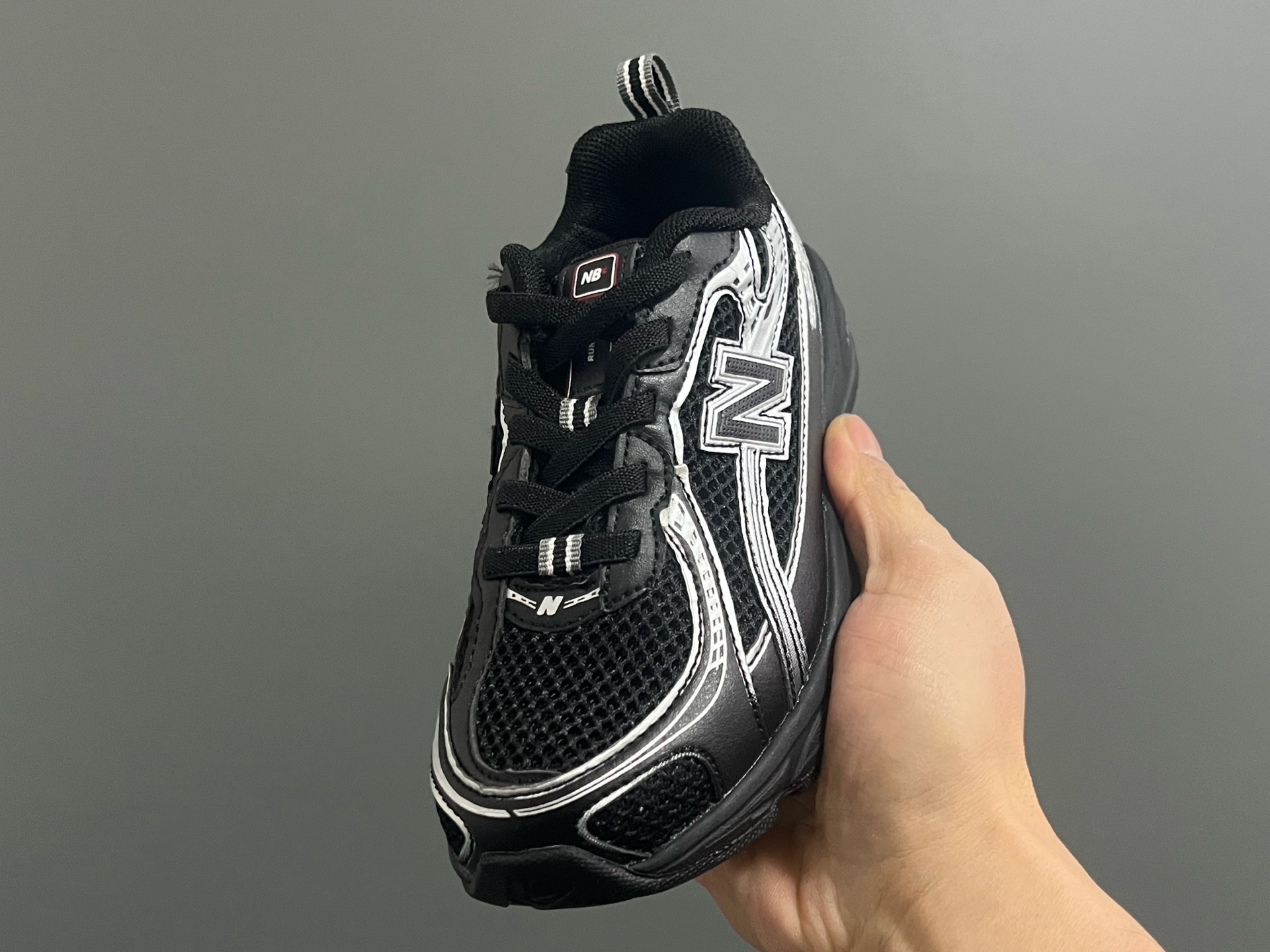 图片[3]-代 牛B新款740松紧带儿童运动鞋 尺码：26-37码 经典NB740老爹款🆕 优质网面皮料拼接，质感满满💯 松紧带设计，穿脱超方便✌🏻-选品中心