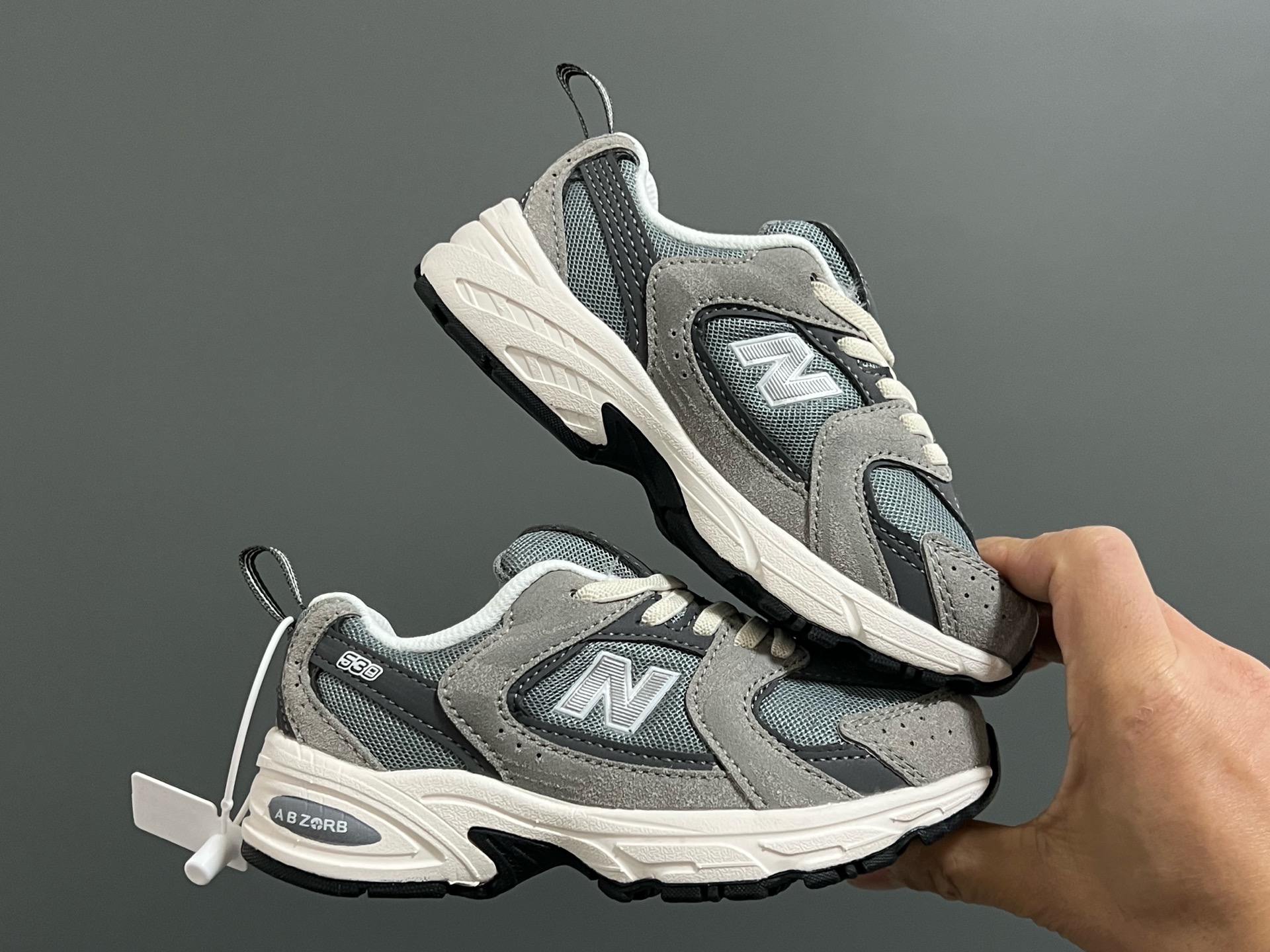 图片[9]-原单版牛B新款530网面儿童松紧带老爹运动鞋 尺码：26-37码 新工厂新工艺❤️ 经典NB530老爹款🆕 松紧带设计钱，穿脱超方便✌🏻 老爹款百搭又时髦✨-选品中心