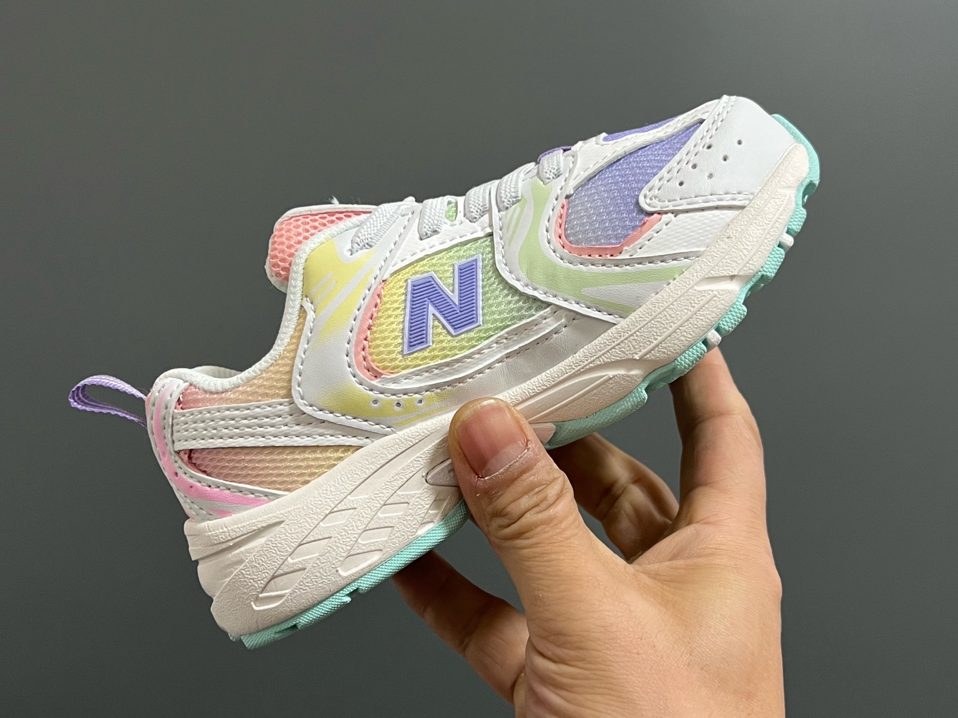 图片[5]-原单版牛B新款530网面儿童松紧带老爹运动鞋 尺码：26-37码 新工厂新工艺❤️ 经典NB530老爹款🆕 松紧带设计钱，穿脱超方便✌🏻 老爹款百搭又时髦✨-选品中心