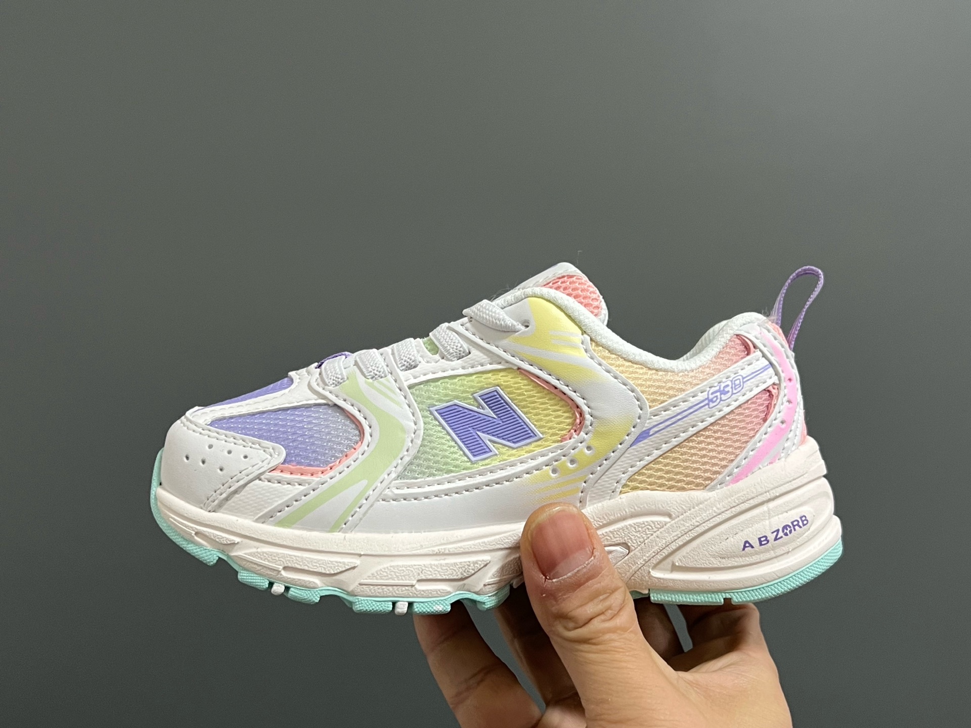 图片[4]-原单版牛B新款530网面儿童松紧带老爹运动鞋 尺码：26-37码 新工厂新工艺❤️ 经典NB530老爹款🆕 松紧带设计钱，穿脱超方便✌🏻 老爹款百搭又时髦✨-选品中心