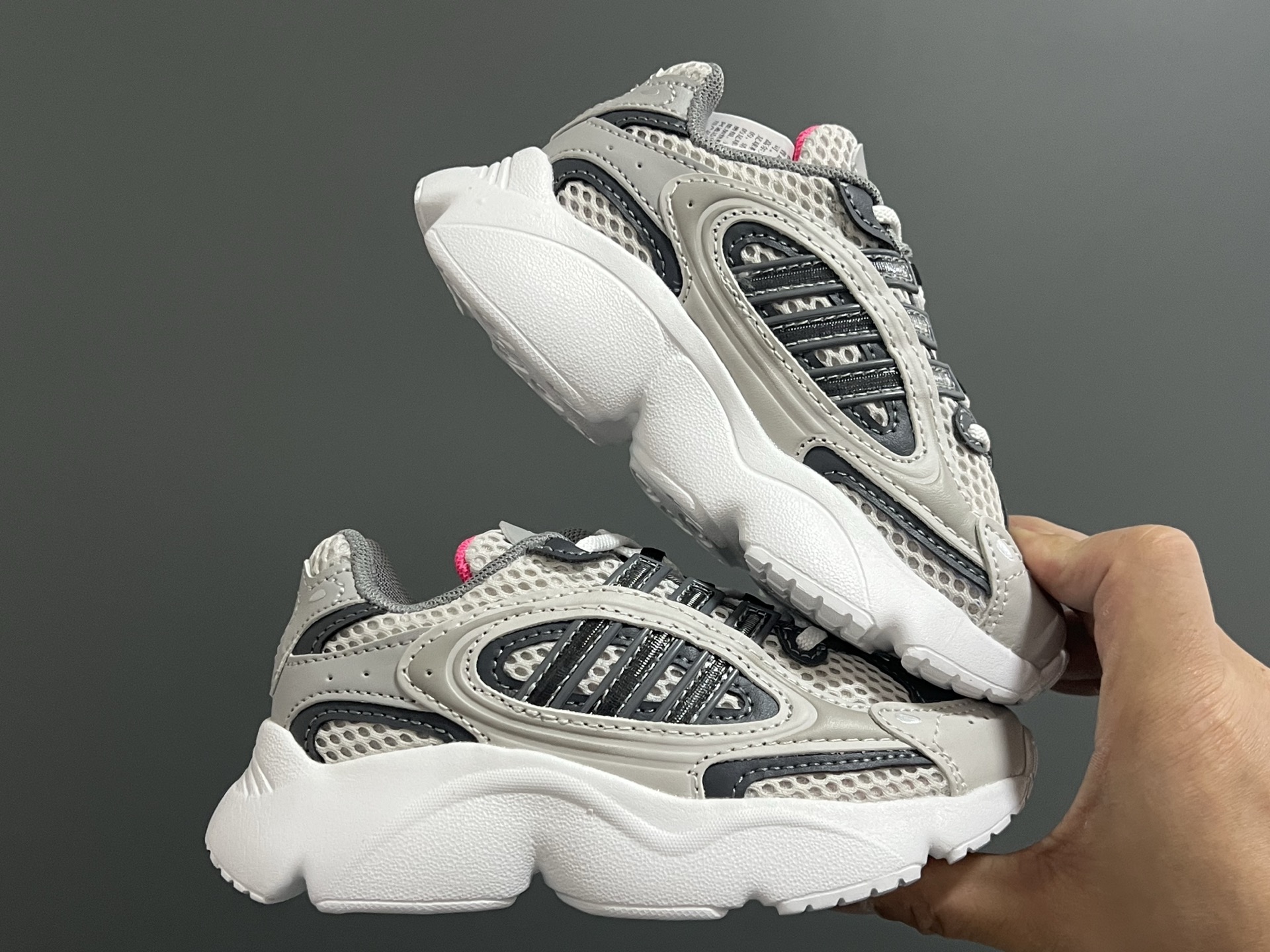 Adidas ’90s Retro Sneakers: High-Quality Leather Collages, Quick-Banded Design, Size 26-37. - 图片 9