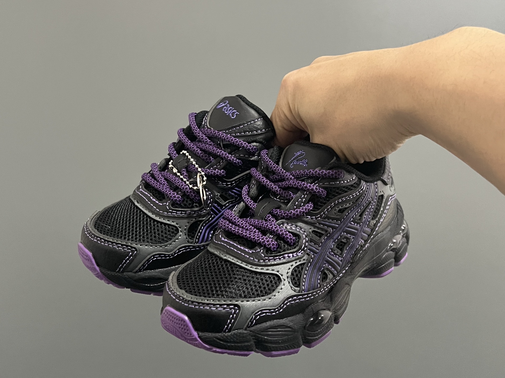 图片[2]-另一工厂 亚瑟士YSS新款gel-nyc鞋带款儿童运动老爹鞋26-37码 经典亚瑟士系列🆕 老爹款式设计，百搭又时髦✨ 橡胶耐磨防滑大底，脚感超赞👍🏻-选品中心