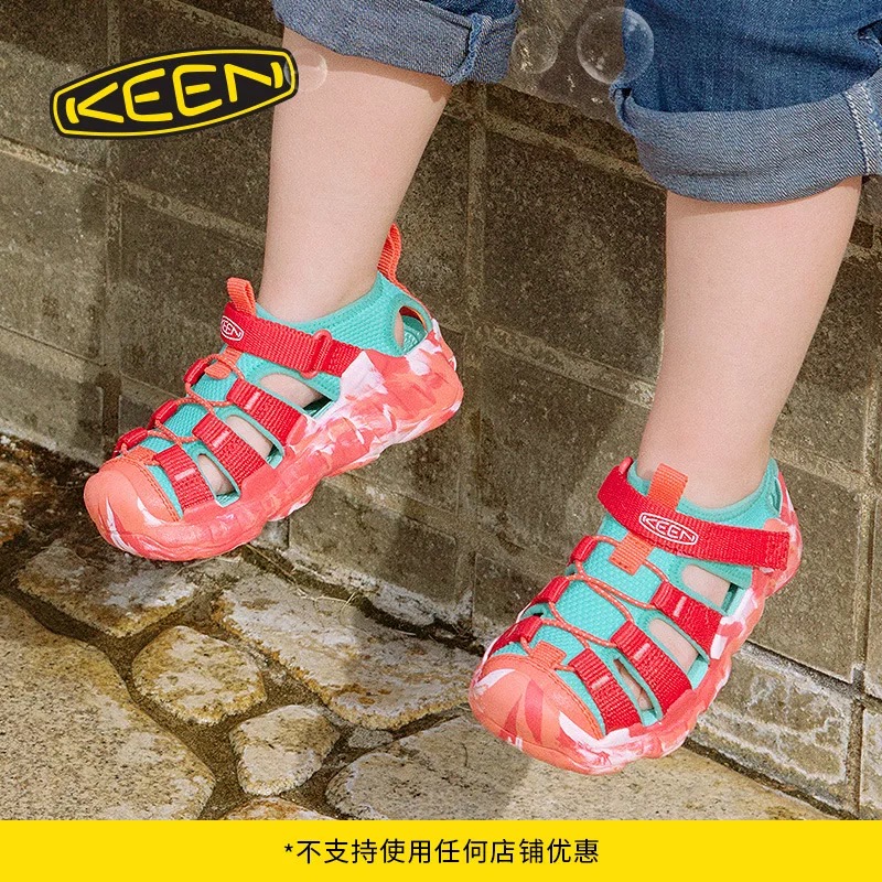图片[9]-调尺码表 KEEN 潮牌新款Hyperport H2超轻涉水儿童户外溯溪鞋凉鞋 尺码：24-35码 潮牌KEEN溯溪⛺️新款🆕 原装高端1：1定制版👍🏻 放心入就对啦✌🏻 彩虹色系搭配，超级夏天🏝️-选品中心