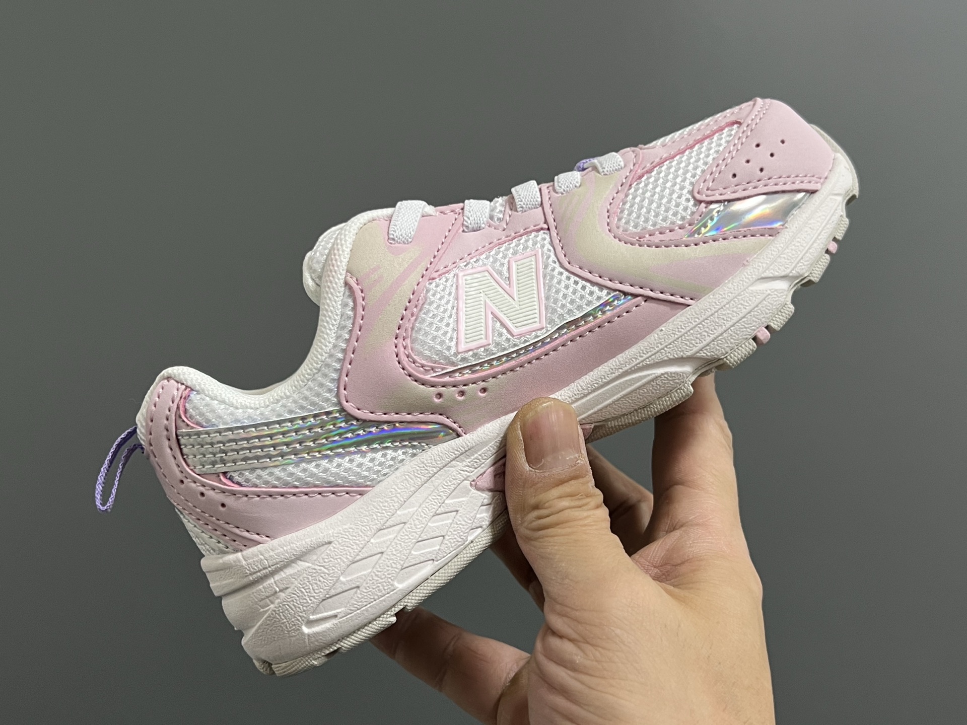 图片[6]-牛B 春秋新款530网面儿童松紧带老爹运动鞋 尺码：26-37码 真的期待了好久，终于来咯👏🏻 囤起来开春必备❤️ 松紧带设计，海玻璃鞋垫超舒适☁️ 经典老爹款式，潮范儿十足🆒 超爱的新品🆕自留推荐❤️-选品中心