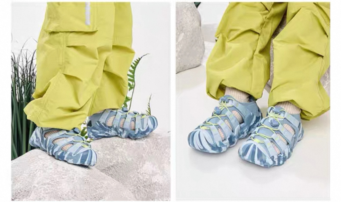 图片[7]-KEEN 潮牌新款Hyperport H2超轻涉水儿童户外溯溪鞋凉鞋 尺码：24-35码 潮牌KEEN溯溪⛺️新款🆕 原装高端1：1定制版👍🏻 放心入就对啦✌🏻 溯溪两穿凉鞋，超级实穿✔️ 彩虹色系搭配，超级夏天🏝️-选品中心