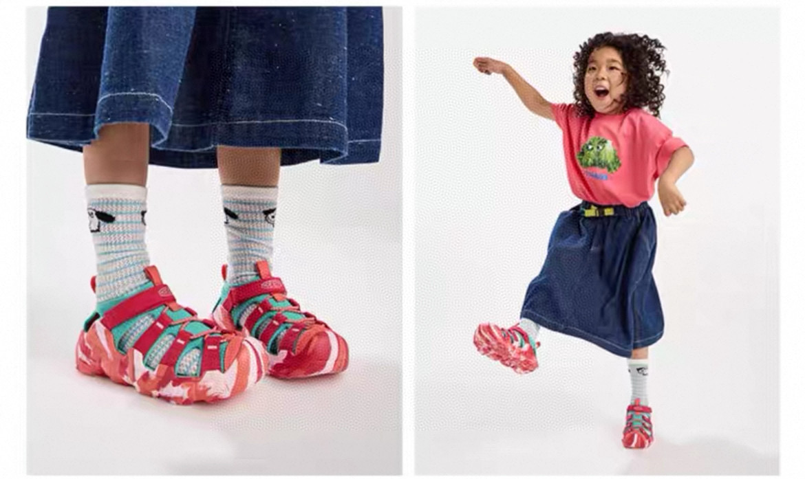 图片[7]-KEEN 潮牌新款Hyperport H2超轻涉水儿童户外溯溪鞋凉鞋 尺码：24-35码 潮牌KEEN溯溪⛺️新款🆕 原装高端1：1定制版👍🏻 放心入就对啦✌🏻 溯溪两穿凉鞋，超级实穿✔️ 彩虹色系搭配，超级夏天🏝️-选品中心