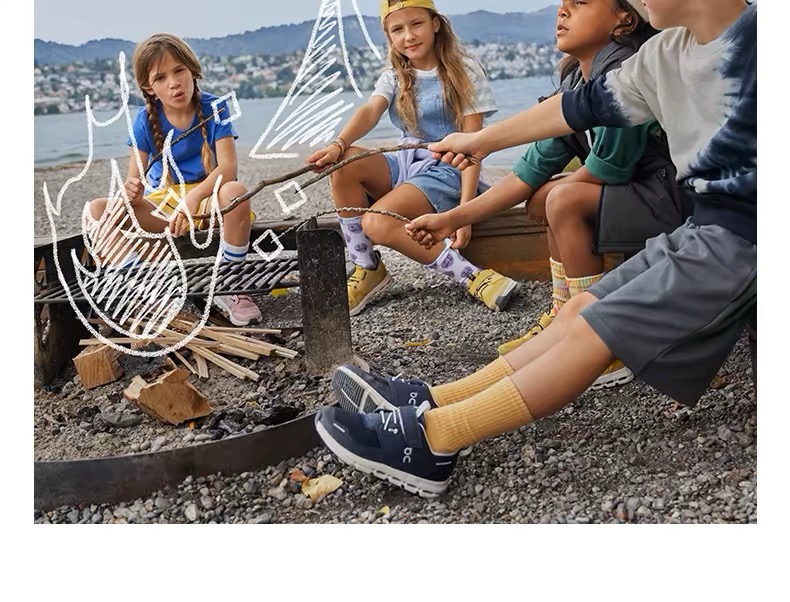 图片[8]-原单版昂跑新款魔术贴松紧带儿童运动鞋 尺码：26-37码 内长为适合脚长，脚多长选多长 例：脚长17左右选择28码比较合适 多花一分钟量好脚长，🉑️节约来回换码的时间和运费哦😘-选品中心