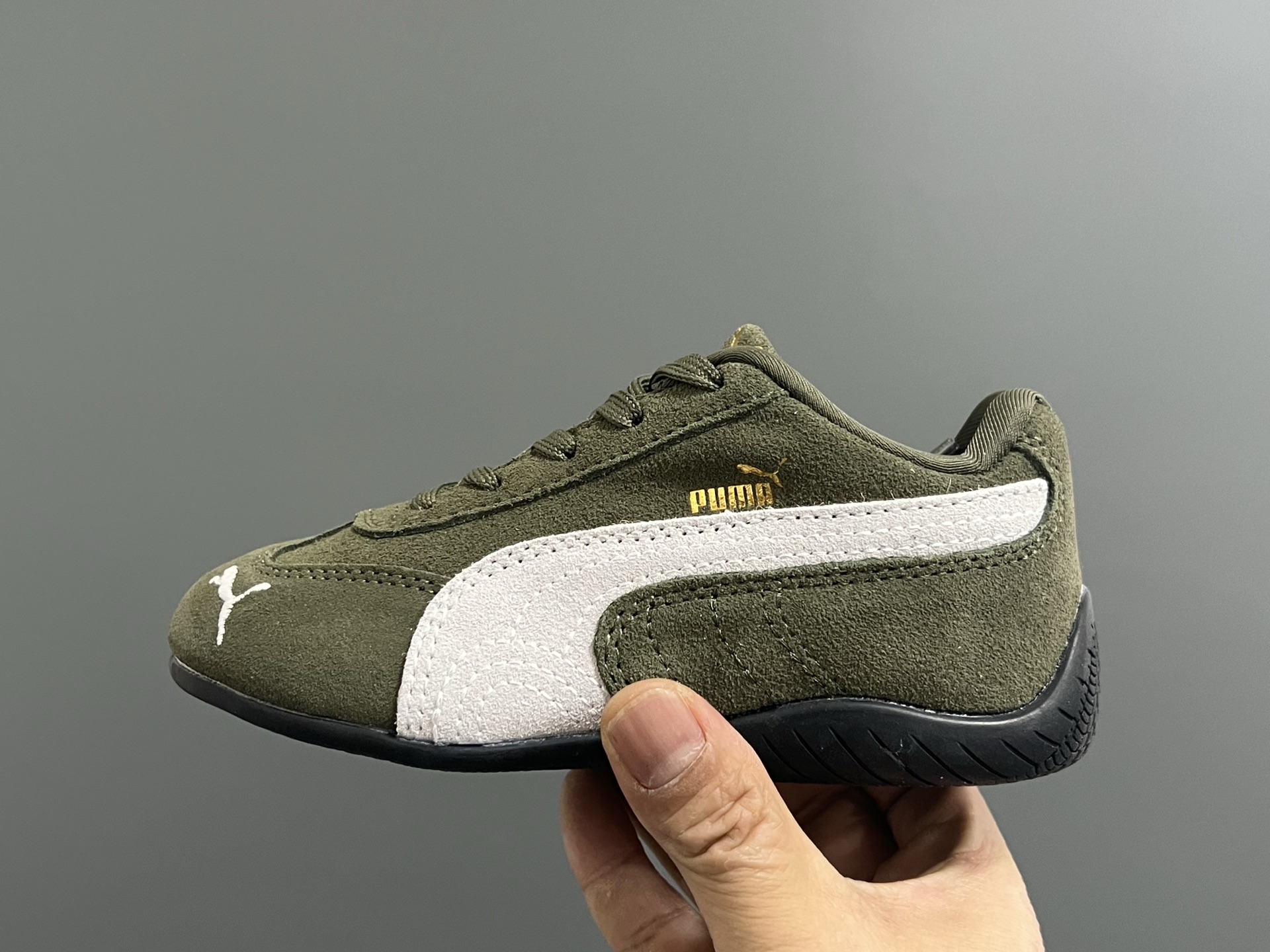 图片[4]-彪马赛车鞋 复古德训儿童休闲鞋24-35码 优质猪八革面料，质感满满💯两幅鞋带替换，附赠鞋带扣✔️橡胶耐磨防滑大底，脚感不言而喻☁️-选品中心