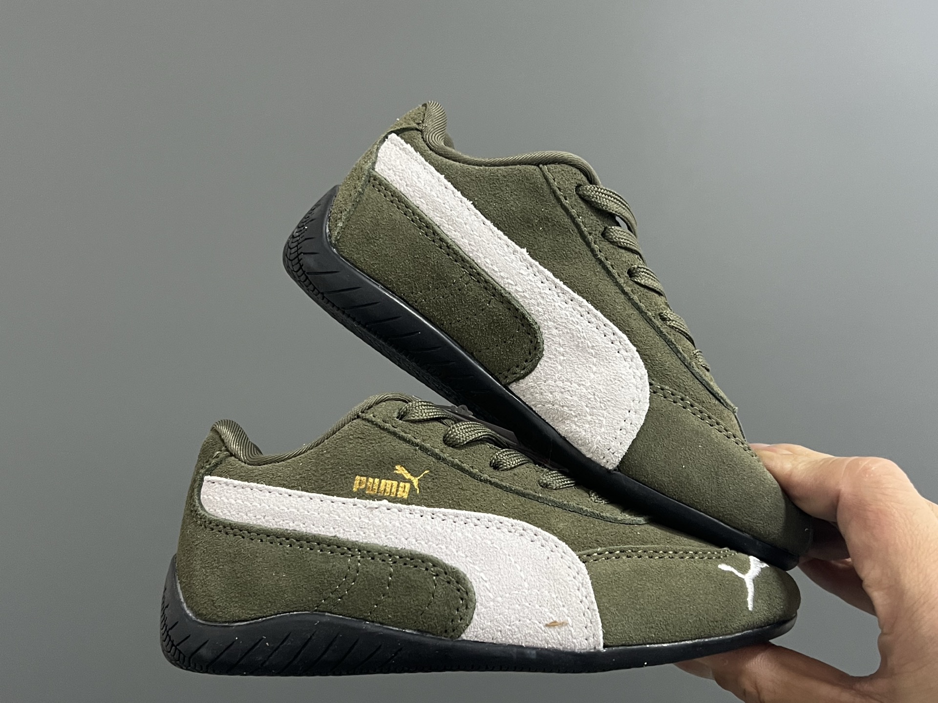 图片[9]-彪马赛车鞋 复古德训儿童休闲鞋24-35码 优质猪八革面料，质感满满💯两幅鞋带替换，附赠鞋带扣✔️橡胶耐磨防滑大底，脚感不言而喻☁️-选品中心