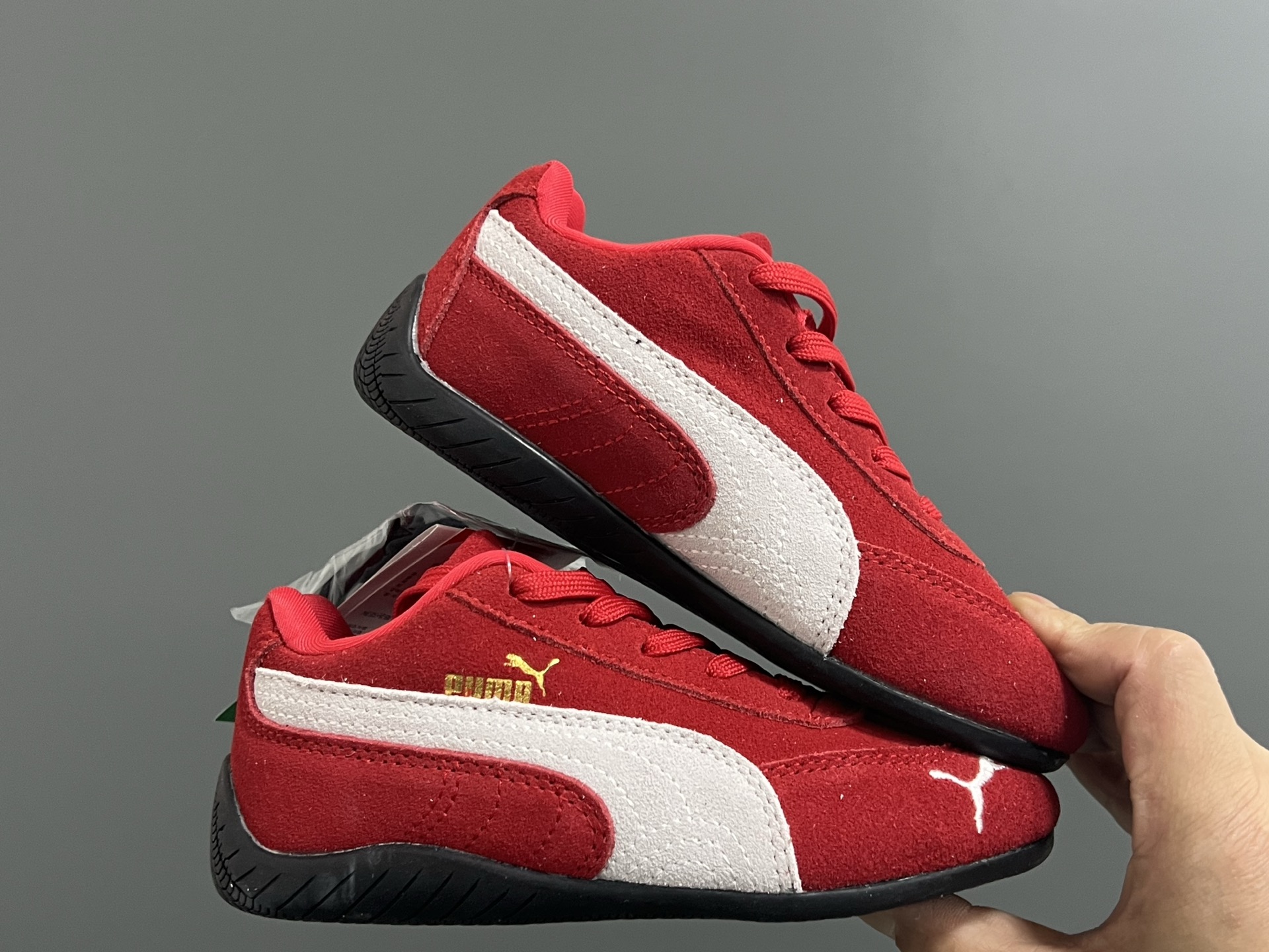 图片[9]-彪马赛车鞋 复古德训儿童休闲鞋24-35码 优质猪八革面料，质感满满💯两幅鞋带替换，附赠鞋带扣✔️橡胶耐磨防滑大底，脚感不言而喻☁️-选品中心