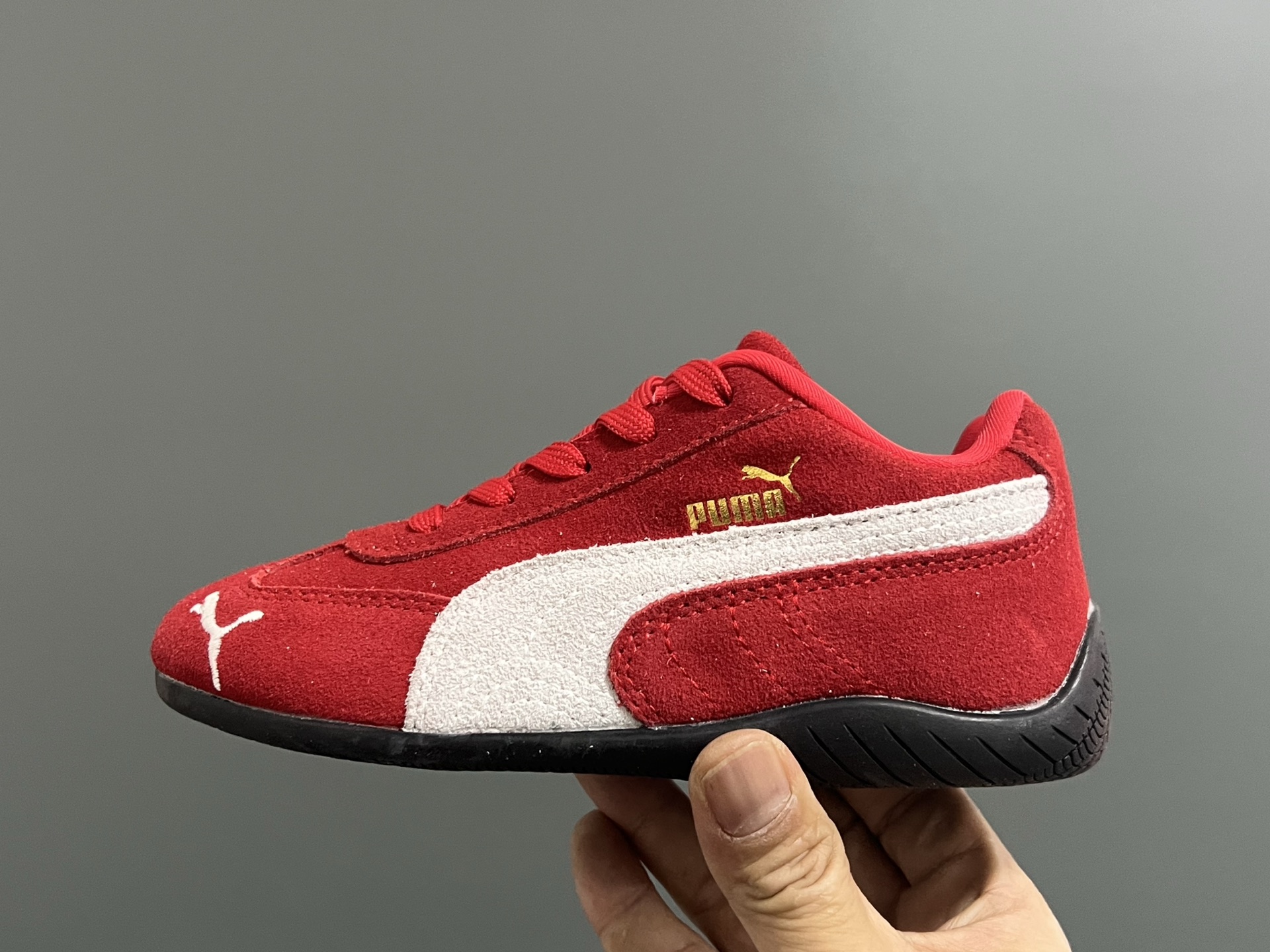 图片[4]-彪马赛车鞋 复古德训儿童休闲鞋24-35码 优质猪八革面料，质感满满💯两幅鞋带替换，附赠鞋带扣✔️橡胶耐磨防滑大底，脚感不言而喻☁️-选品中心