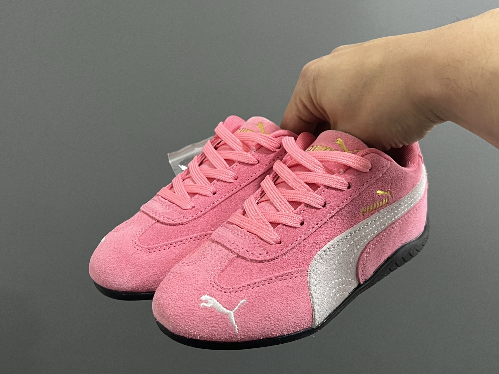 图片[2]-彪M新款复古德训儿童休闲鞋 尺码：24-35码 经典PUMA🏎️系列🆕 优质猪八革面料，质感满满💯 两幅鞋带替换，附赠鞋带扣✔️ 橡胶耐磨防滑大底，脚感不言而喻☁️-选品中心