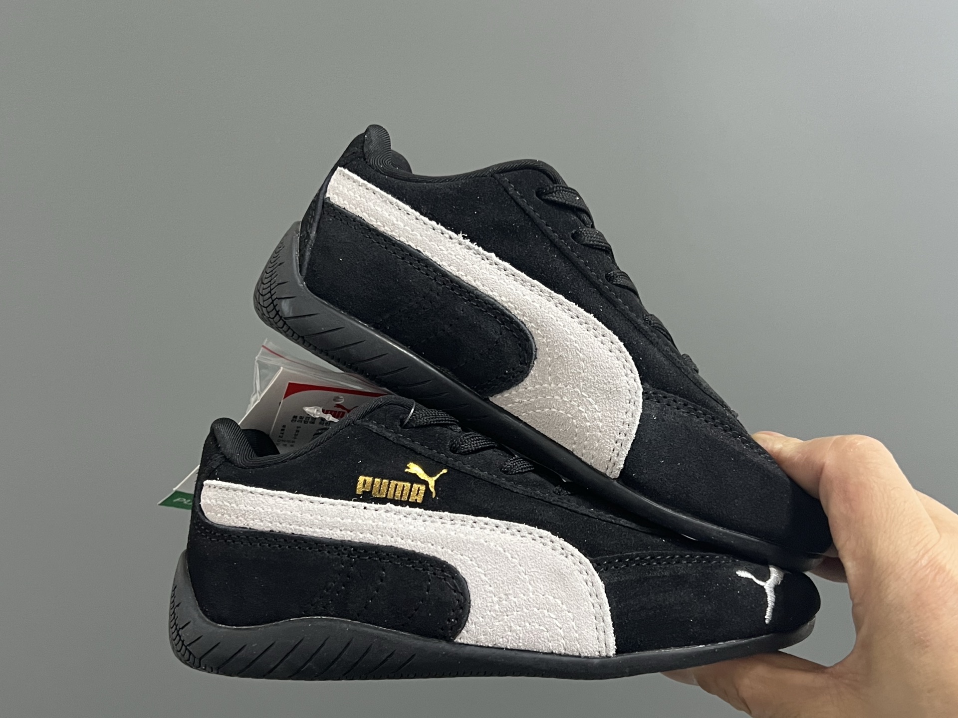 图片[9]-彪M新款复古德训儿童休闲鞋 尺码：24-35码 经典PUMA🏎️系列🆕 优质猪八革面料，质感满满💯 两幅鞋带替换，附赠鞋带扣✔️ 橡胶耐磨防滑大底，脚感不言而喻☁️-选品中心